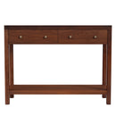 Nora 40 in. W Rectangular Wood 2 Drawer Console Table with Lower Open Shelf by Butler Specialty Company