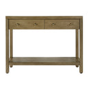 Nora 40 in. W Rectangular Wood 2 Drawer Console Table with Lower Open Shelf by Butler Specialty Company