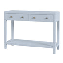 Nora 40 in. W Rectangular Wood 2 Drawer Console Table with Lower Open Shelf by Butler Specialty Company