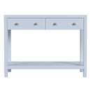 Nora 40 in. W Rectangular Wood 2 Drawer Console Table with Lower Open Shelf by Butler Specialty Company