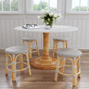 Tobias 18 in. Seat Height Round Rattan Dining Stool by Butler Specialty Company
