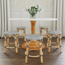 Tobias 18 in. Seat Height Round Rattan Dining Stool by Butler Specialty Company