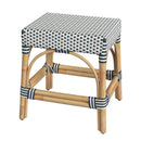 Robias 18 in. Seat Height Rectangular Rattan Low Dining Stool by Butler Specialty Company