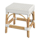 Robias 18 in. Seat Height Rectangular Rattan Low Dining Stool by Butler Specialty Company
