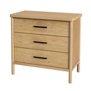 Lennon 34 in. W Rectangular Wood 3 Drawer Rounded Leg Dresser by Butler Specialty Company