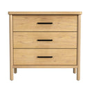 Lennon 34 in. W Rectangular Wood 3 Drawer Rounded Leg Dresser by Butler Specialty Company