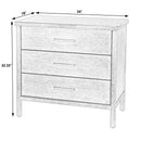 Lennon 34 in. W Rectangular Wood 3 Drawer Rounded Leg Dresser by Butler Specialty Company