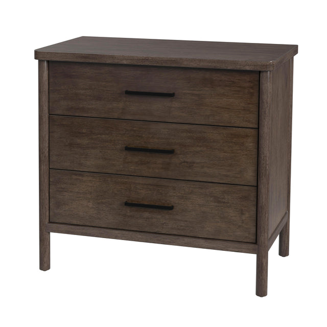 Lennon 34 in. W Rectangular Wood 3 Drawer Rounded Leg Dresser by Butler Specialty Company