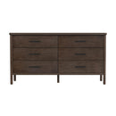 Lennon 60 in. W Rectangular Wood 6 Drawer Rounded Leg Dresser by Butler Specialty Company