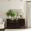 Lennon 60 in. W Rectangular Wood 6 Drawer Rounded Leg Dresser by Butler Specialty Company