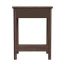 Lennon 21 in. W Rectangular Wood 1 Drawer Rounded Leg Nightstand with Lower Open Shelf by Butler Specialty Company