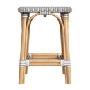 Riviera 24 in. Seat Height Square Rattan Backless Counter Stool by Butler Specialty Company