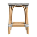 Riviera 24 in. Seat Height Square Rattan Backless Counter Stool by Butler Specialty Company