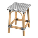 Riviera 24 in. Seat Height Square Rattan Backless Counter Stool by Butler Specialty Company