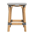 Riviera 24 in. Seat Height Square Rattan Backless Counter Stool by Butler Specialty Company