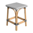 Riviera 24 in. Seat Height Square Rattan Backless Counter Stool by Butler Specialty Company