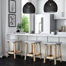 Riviera 24 in. Seat Height Square Rattan Backless Counter Stool by Butler Specialty Company