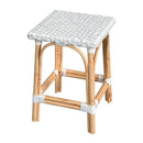 Riviera 24 in. Seat Height Square Rattan Backless Counter Stool by Butler Specialty Company