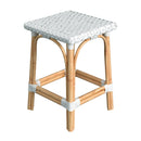 Riviera 24 in. Seat Height Square Rattan Backless Counter Stool by Butler Specialty Company