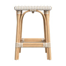 Riviera 24 in. Seat Height Square Rattan Backless Counter Stool by Butler Specialty Company