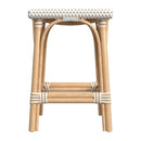 Riviera 24 in. Seat Height Square Rattan Backless Counter Stool by Butler Specialty Company