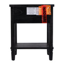 Flagstaff 20 in. W Rectangular Cane and Wood 1 Drawer Nightstand with Lower Open Shelf by Butler Specialty Company