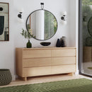 Halmstad 62 in. W Rectangular Wood Panel 6 Drawer Dresser with Soft Close Drawers by Butler Specialty Company