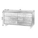 Halmstad 62 in. W Rectangular Wood Panel 6 Drawer Dresser with Soft Close Drawers by Butler Specialty Company
