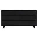 Halmstad 62 in. W Rectangular Wood Panel 6 Drawer Dresser with Soft Close Drawers by Butler Specialty Company