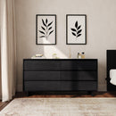 Halmstad 62 in. W Rectangular Wood Panel 6 Drawer Dresser with Soft Close Drawers by Butler Specialty Company