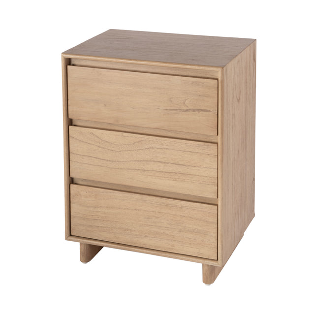 Halmstad 22 in. W Wood Panel 3 Drawer Narrow Nightstand by Butler Specialty Company
