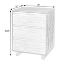 Halmstad 22 in. W Wood Panel 3 Drawer Narrow Nightstand by Butler Specialty Company