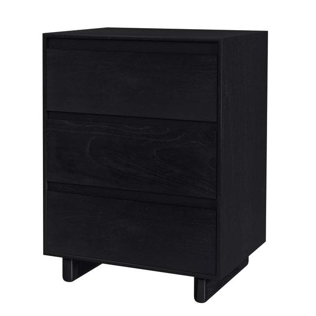 Halmstad 22 in. W Rectangular Wood Panel 3 Drawer Narrow Nightstand by Butler Specialty Company