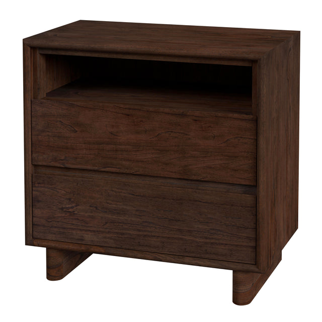 Halmstad 24 in. W Wood Panel 2 Drawer Nightstand with Soft-Closing Drawers by Butler Specialty Company