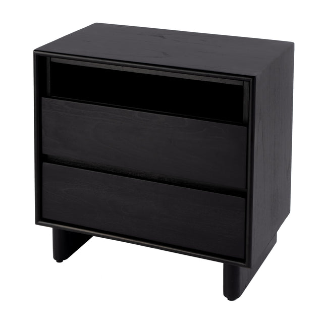 Halmstad 24 in. W Wood Panel 2 Drawer Nightstand with Soft-Closing Drawers by Butler Specialty Company