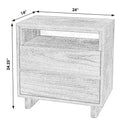 Halmstad 24 in. W Wood Panel 2 Drawer Nightstand with Soft-Closing Drawers by Butler Specialty Company