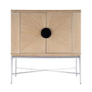 Joanie 40 in. W Rectangular Wood and Metal 2 Door Wine Cabinet by Butler Specialty Company