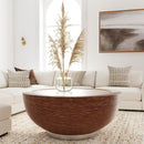 Harding 42 in. W Round Rattan Drum Coffee Table by Butler Specialty Company