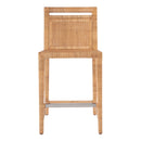 Brielle 24 in. Seat Height Woven Rattan Counter Stool with Back by Butler Specialty Company