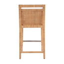 Brielle 24 in. Seat Height Woven Rattan Counter Stool with Back by Butler Specialty Company