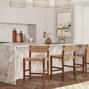 Valencia 25 in. Seat Height Woven Counter Stool with Back by Butler Specialty Company