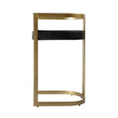 Clarence 28 in. Seat Height Faux Leather Low Back Bar Stool by Butler Specialty Company