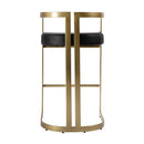 Clarence 28 in. Seat Height Faux Leather Low Back Bar Stool by Butler Specialty Company