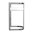 Clarence 28 in. Seat Height Faux Leather Low Back Bar Stool by Butler Specialty Company