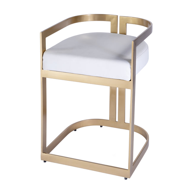 Clarence 23 in. Seat Height Faux Leather Dining Stool by Butler Specialty Company