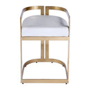 Clarence 23 in. Seat Height Faux Leather Dining Stool by Butler Specialty Company