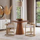 Clarence 23 in. Seat Height Faux Leather Dining Stool by Butler Specialty Company
