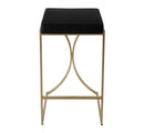 Natalya 31 in. Seat Height Faux Leather and Metal Backless Bar Stool by Butler Specialty Company