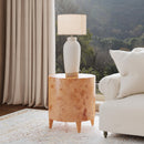 Billie 22 in. W Round Burl Wood Drum End Table by Butler Specialty Company