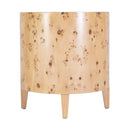 Billie 22 in. W Round Burl Wood Drum End Table by Butler Specialty Company